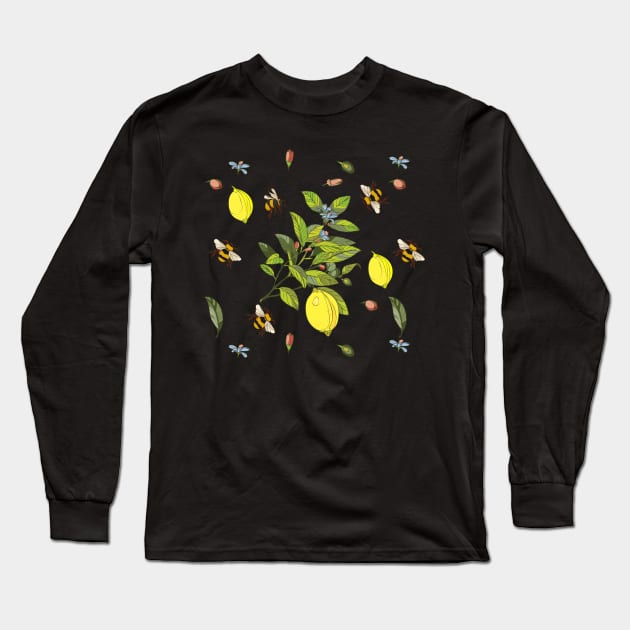 lemon Long Sleeve T-Shirt by EEVLADA